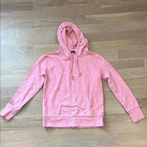 J. Crew Pink Hoodie Soft Cotton Blend